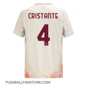 AS Roma Bryan Cristante #4 Replik Auswärtstrikot 2024-25 Kurzarm